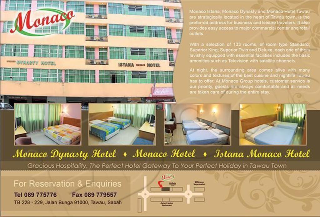 Istana Monaco Hotel Tawau Exterior foto